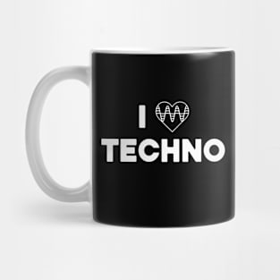 I Heart Techno Mug